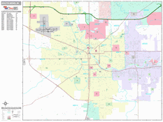 South Bend Digital Map Premium Style